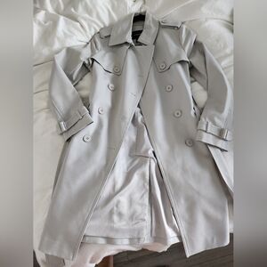 Classic Club Monaco Gray Trench Coat